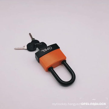 Safety High Security Long Shackle Pvc Plastic Coated Themoplastic Weather Resistant Padlock